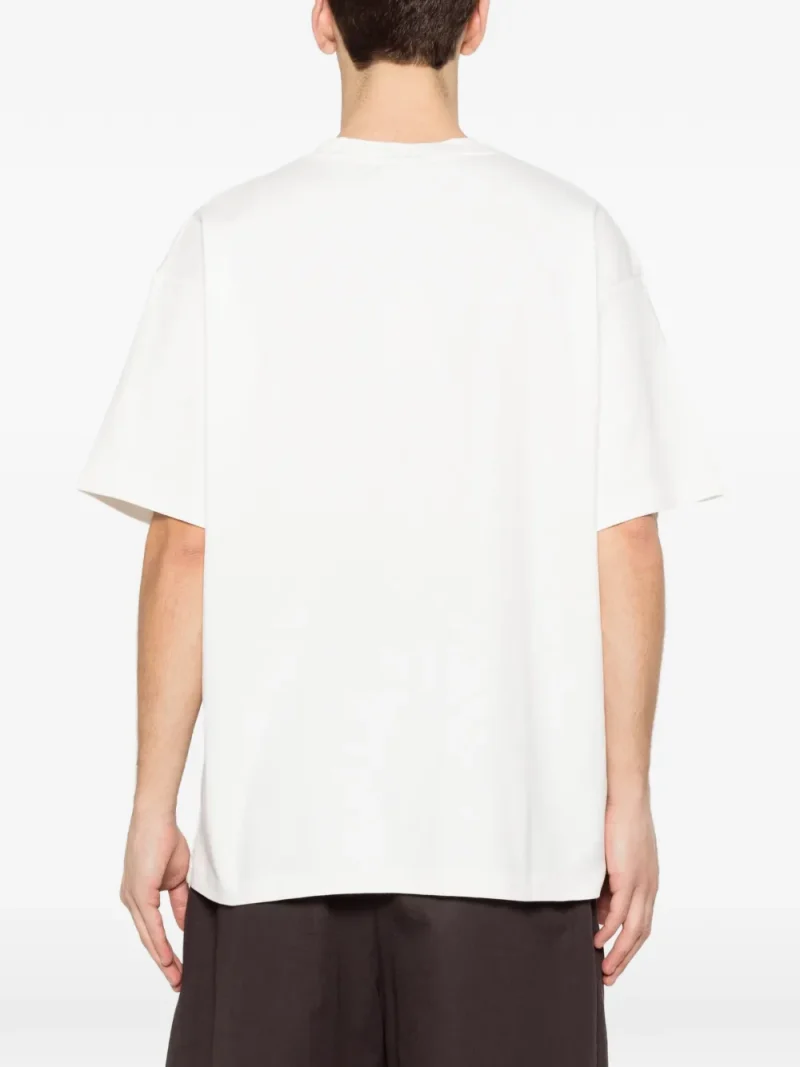 Alternative view of Tricou Drole De Monsieur Fleuriste alb