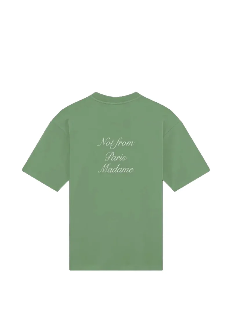 Alternative view of Tricou Drole De Monsieur Logo-Print verde