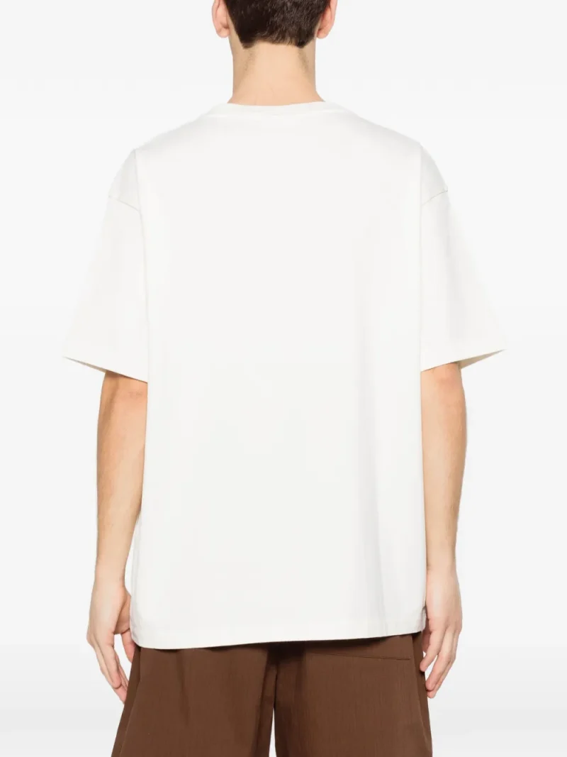 Alternative view of Tricou Drole De Monsieur Shell alb