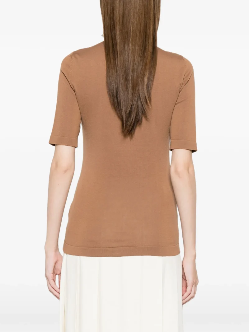 Alternative view of Tricou Fabiana Filippi Ruffled Buttoned maro