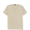 Tricou Fabiana Filippi V-neck bej