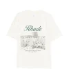 Tricou RHUDE Script Graphic ecru