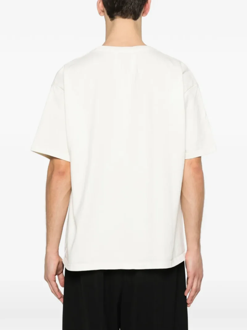 Alternative view of Tricou RHUDE Script Graphic ecru
