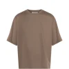Tricou Rohe Crew-Neck Short-Sleeve maro