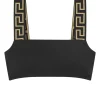 Bustiera Bikini Versace Greca Border negru