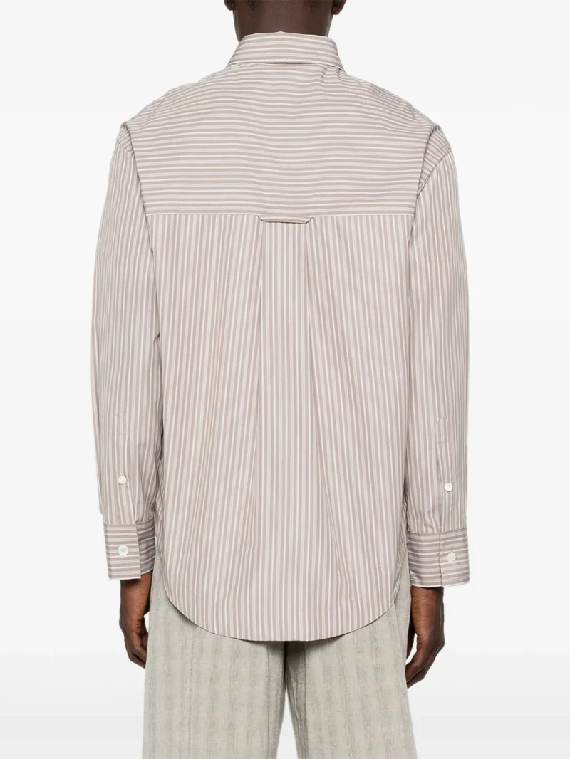 Alternative view of Camasa Ami Paris Ami de Coeur Striped bej