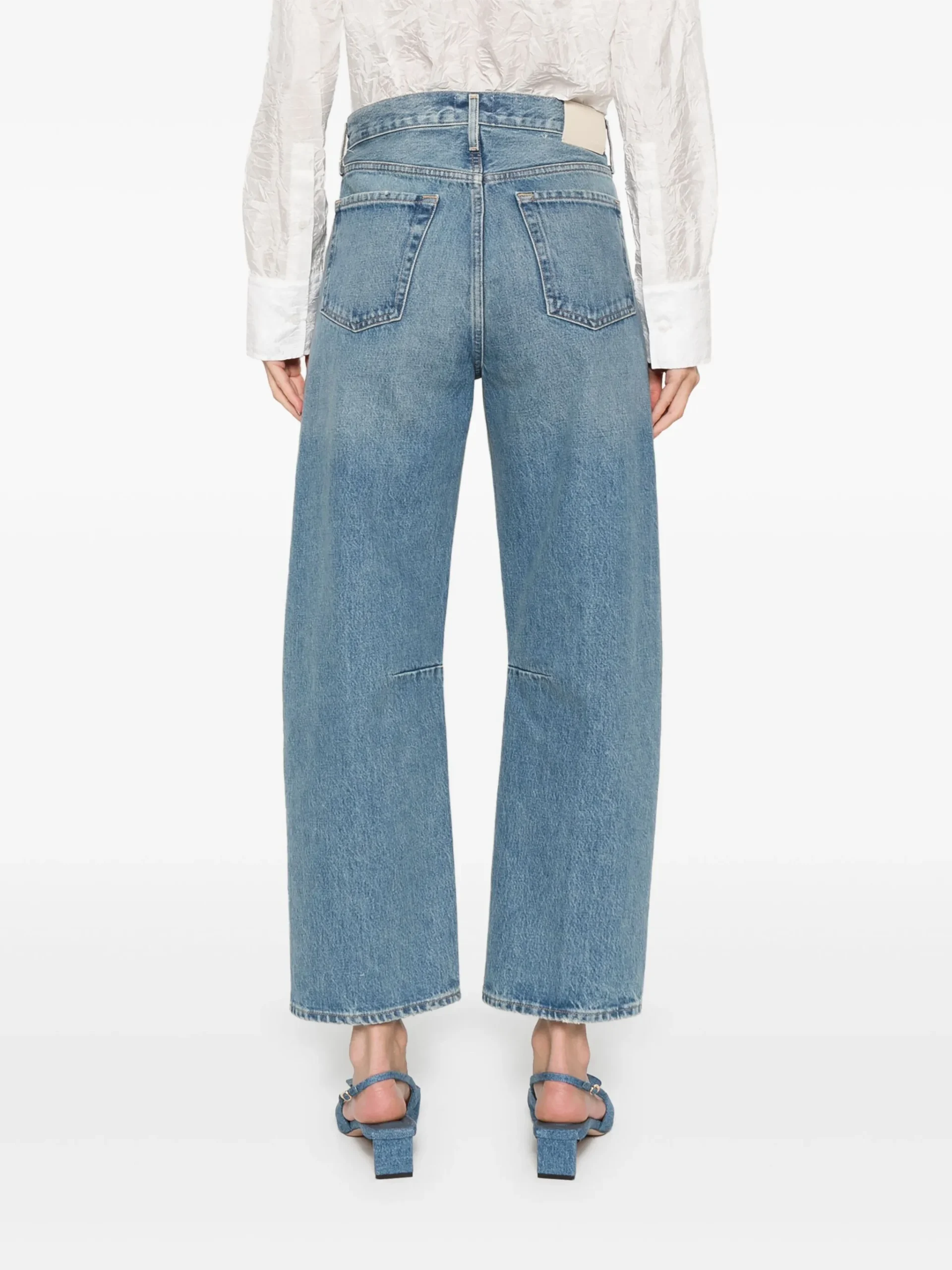 Jeans Citizens Of Humanity Miro high-rise albastru - imagine 4