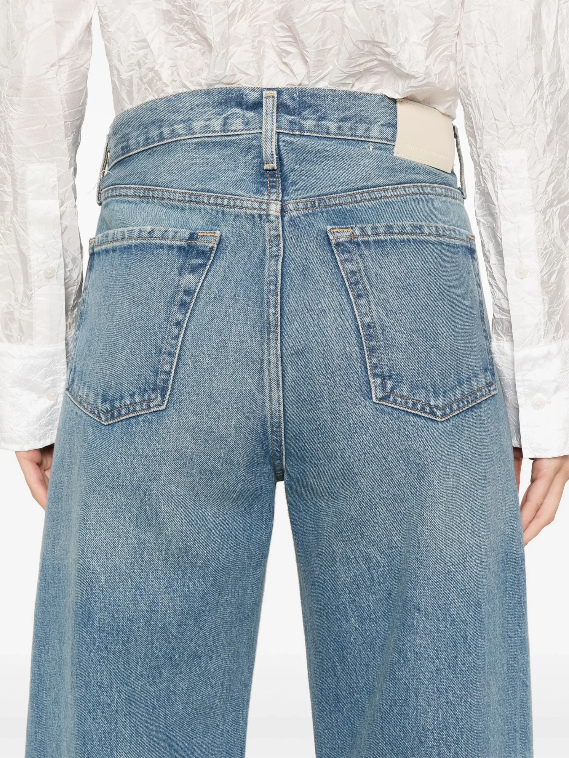 Jeans Citizens Of Humanity Miro high-rise albastru - imagine 3