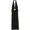 Rochie Cult Gaia hammered-ring halterneck negru