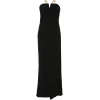 Rochie maxi Cult Gaia Emir floral-detail negru