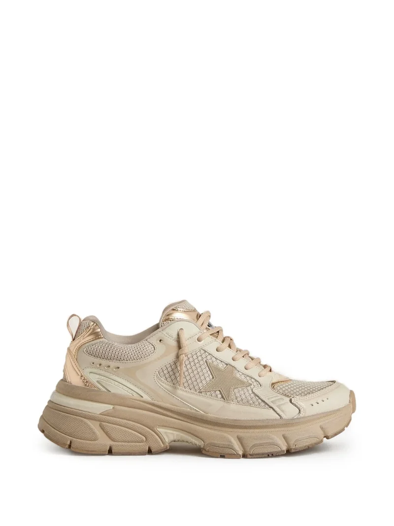 Sneakers Golden Goose Lightstar metallic bej