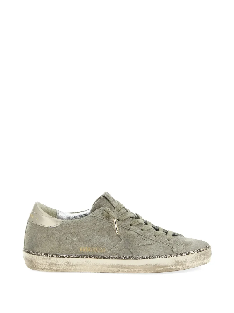 Sneakers Golden Goose Super-Star glitter gri