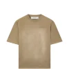 Tricou Golden Goose crew-neck bej