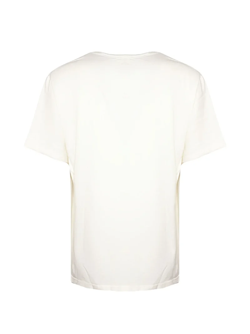 Alternative view of Tricou RHUDE logo-print alb