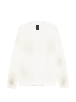 Bluza Juun.J Logo-Embroidered Long-Sleeve bej