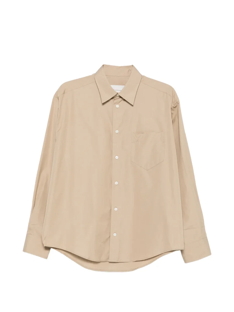 Camasa Ami Paris Ami de Coeur Chest-Pocket bej