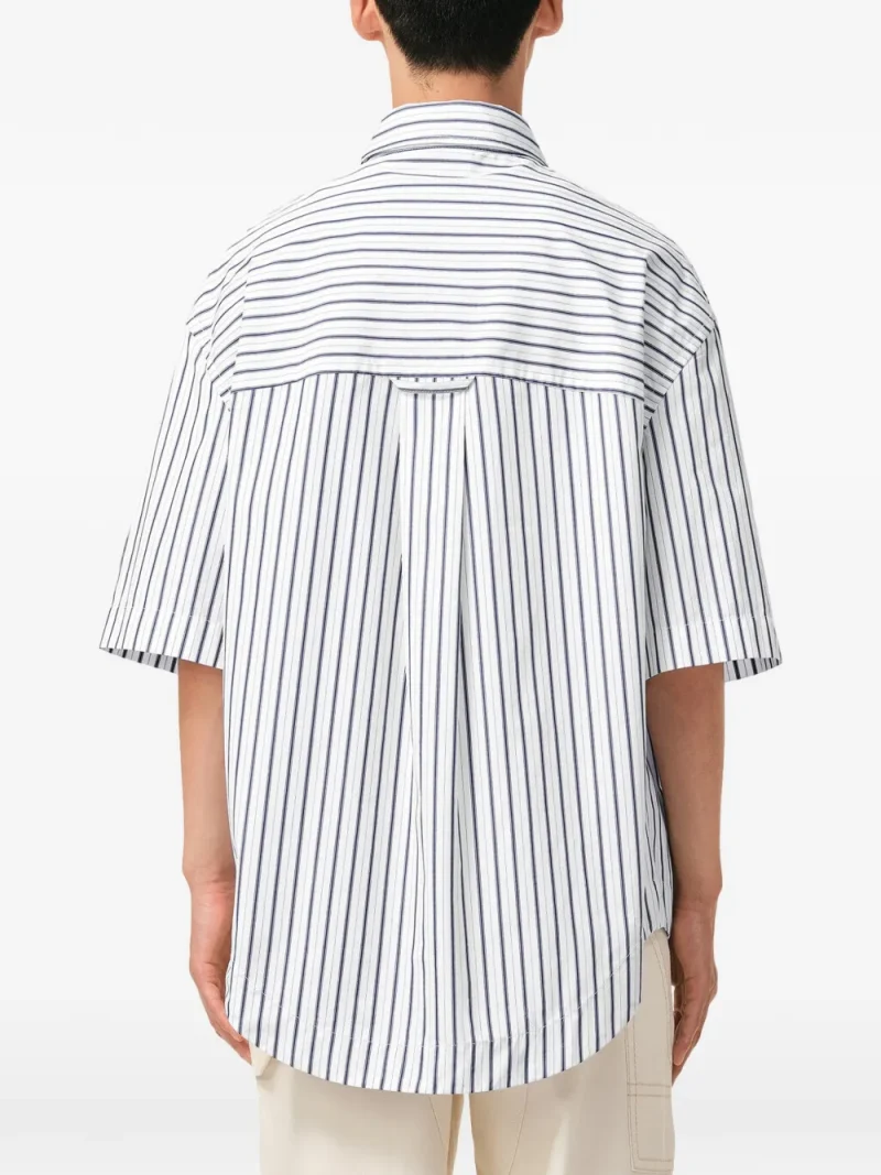 Alternative view of Camasa AMI Paris Ami De Coeur Short-Sleeve alb