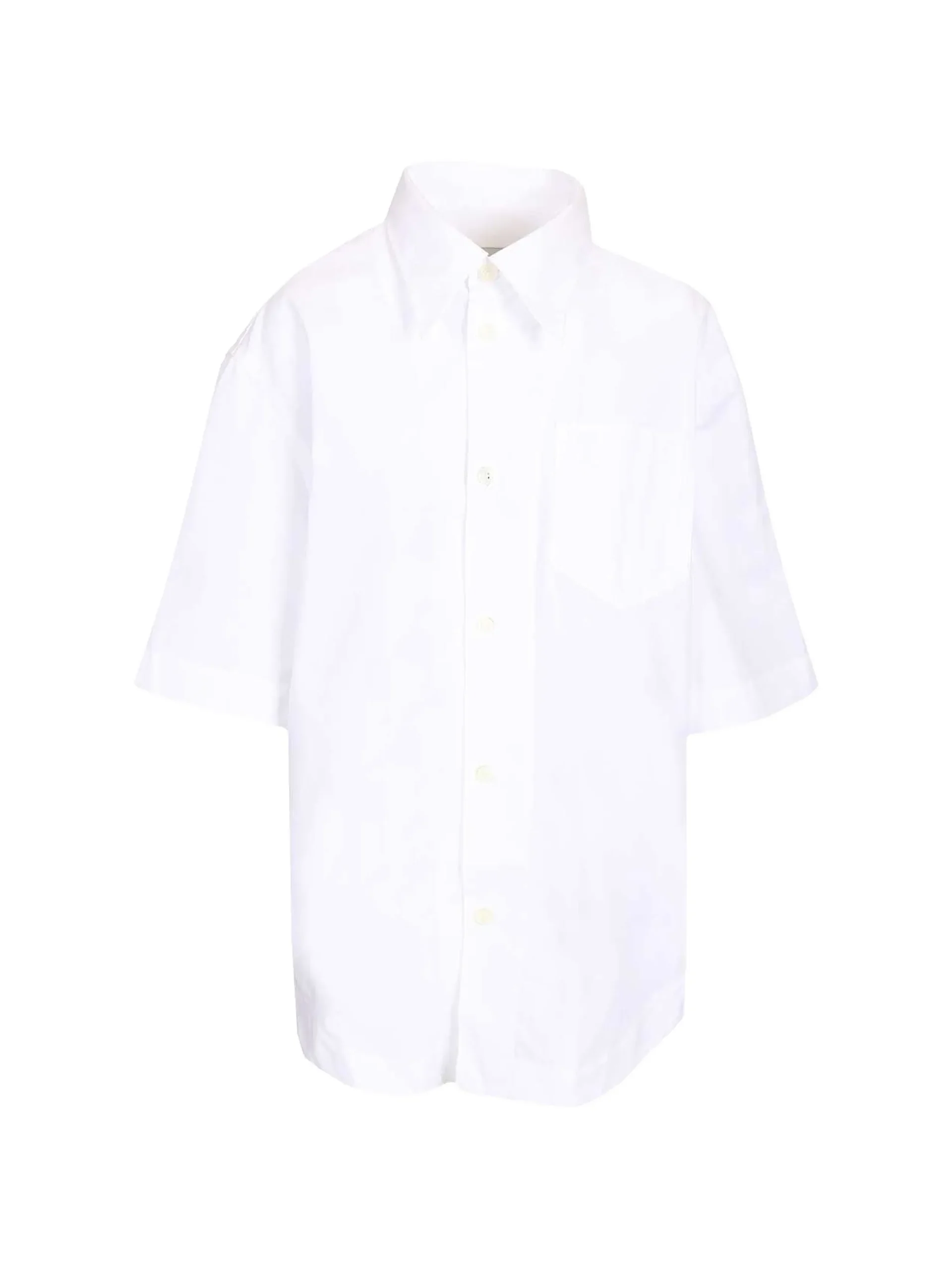 Camasa Ami Paris Patch-Pocket alb