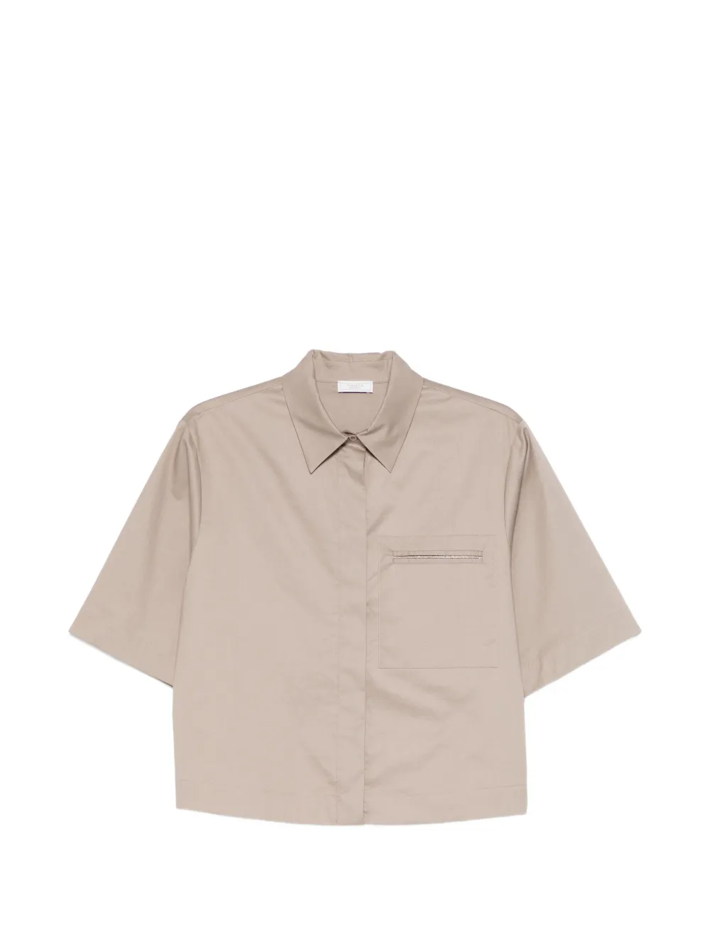 Camasa Peserico Pocket Short-Sleeve bej
