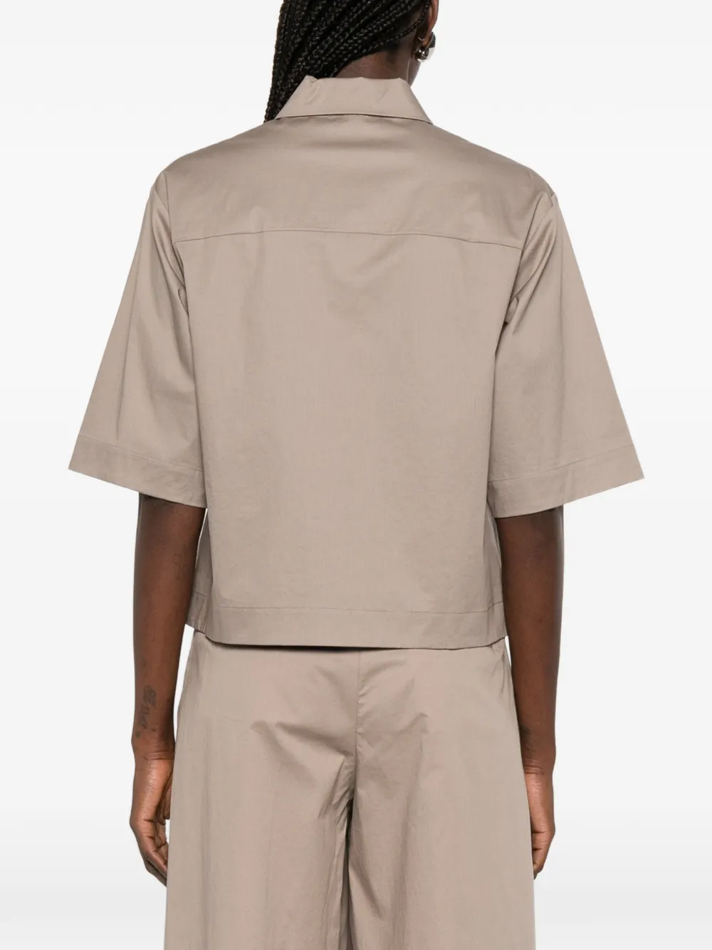 Camasa Peserico Pocket Short-Sleeve bej - imagine 2