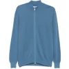 Cardigan Gran Sasso Zip-Up albastru