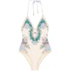 Costum de baie Zimmermann Indra Crochet-detail bej