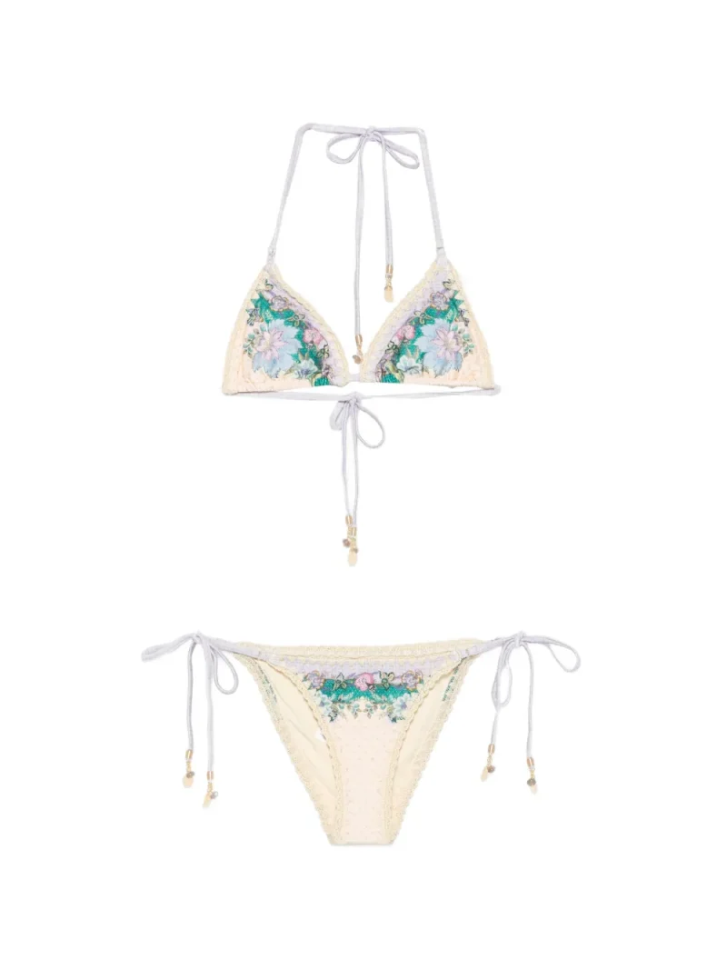 Costum de baie Zimmermann Indra Crochet-Detail bej