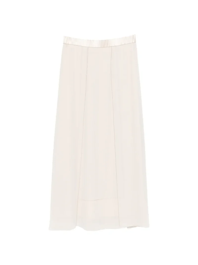 Fusta maxi Peserico Elasticated-Waistband bej