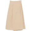 Fusta midi Peserico A-line bej