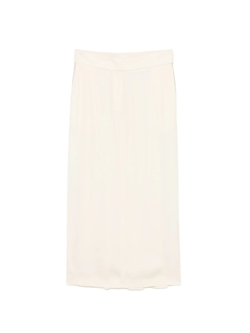 Fusta midi Peserico Elasticated-Waistband bej