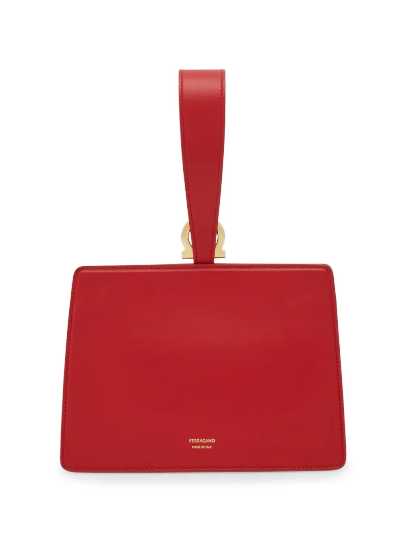 Alternative view of Geanta mini clutch Ferragamo rosu