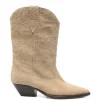 Ghete Isabel Marant Duerto Suede Cowboy bej