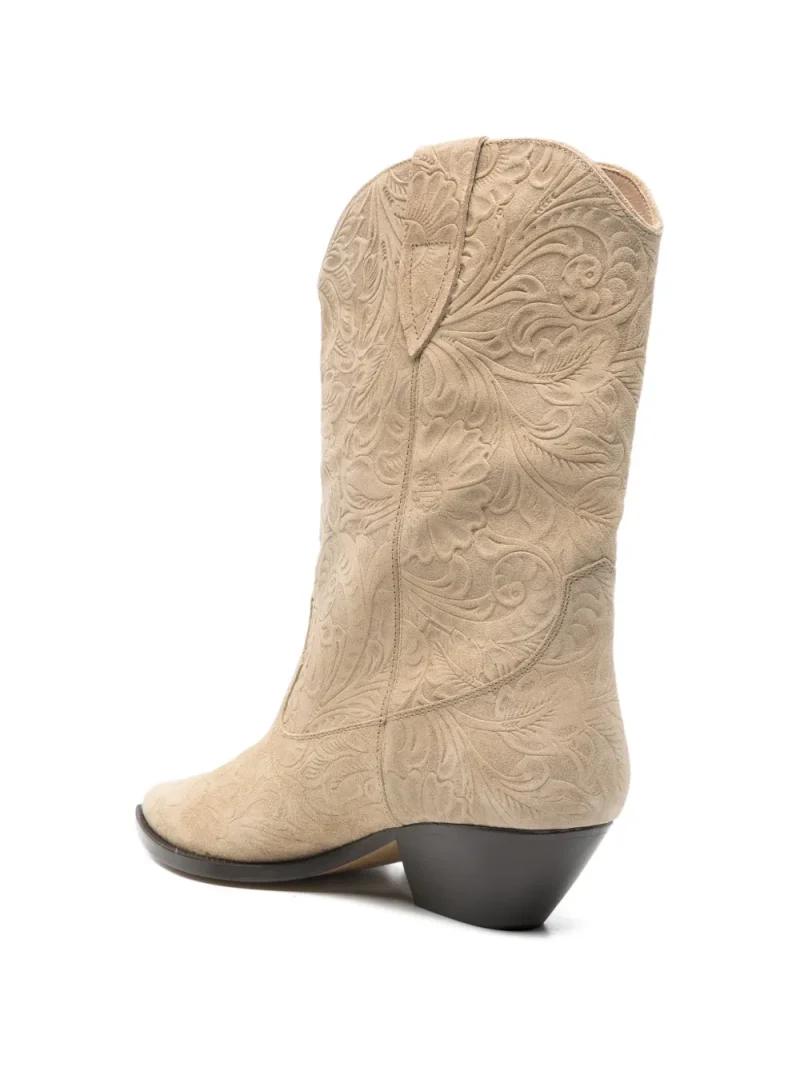 Alternative view of Ghete Isabel Marant Duerto Suede Cowboy bej