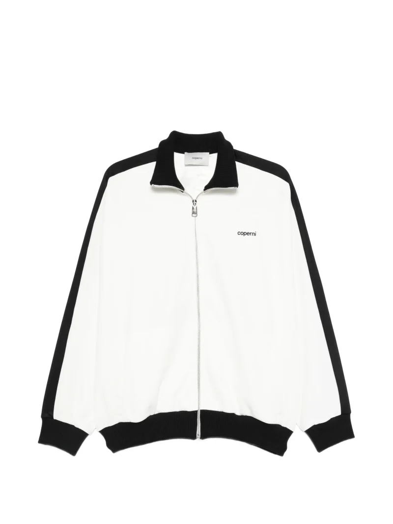 Jacheta Coperni Zip alb