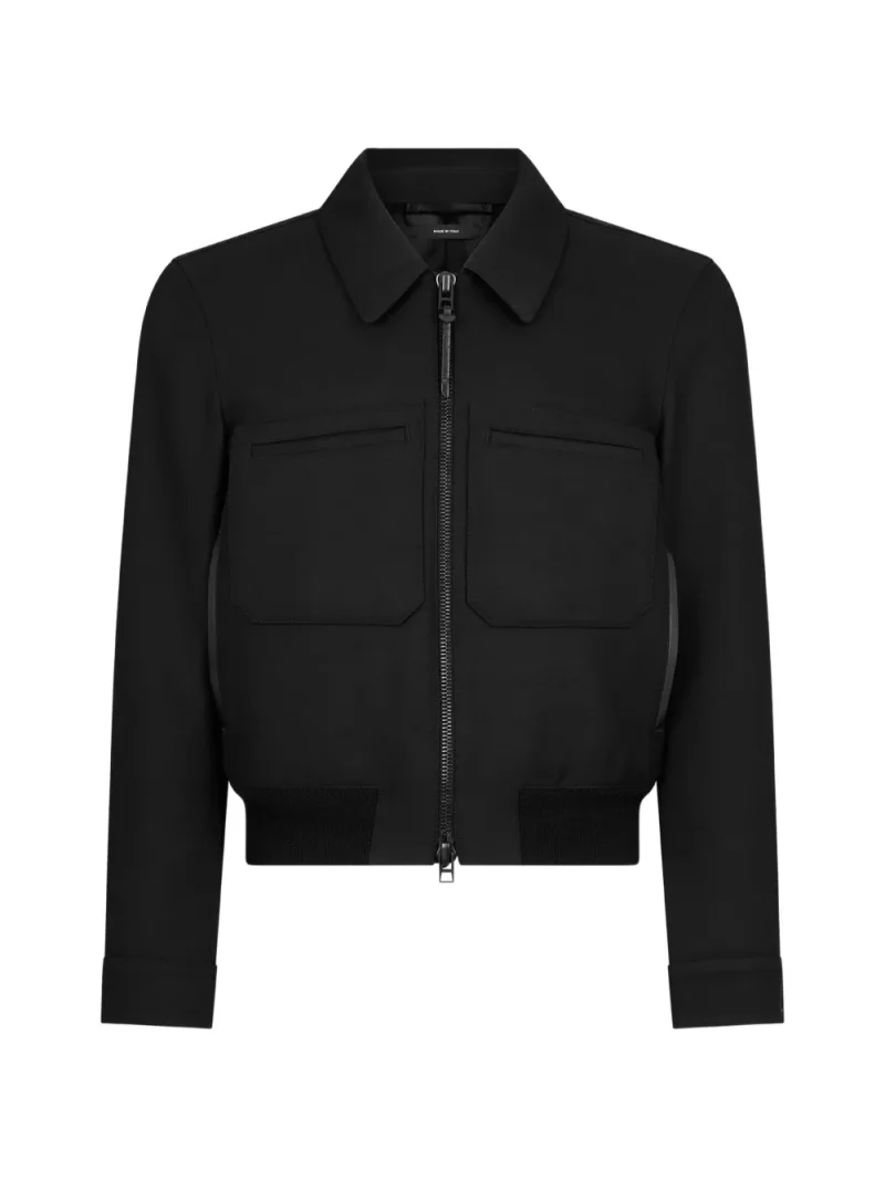 Jacheta TOM FORD Zip Pocket negru