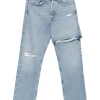 Jeans AGOLDE Ripped albastru