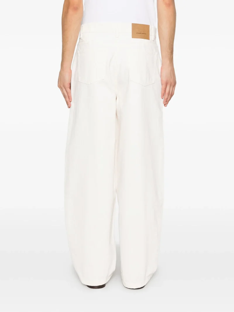 Alternative view of Jeans Ami Paris Balloon-Fit alb
