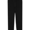 Pantaloni AMI Paris Elasticated Waist Drawstring negru