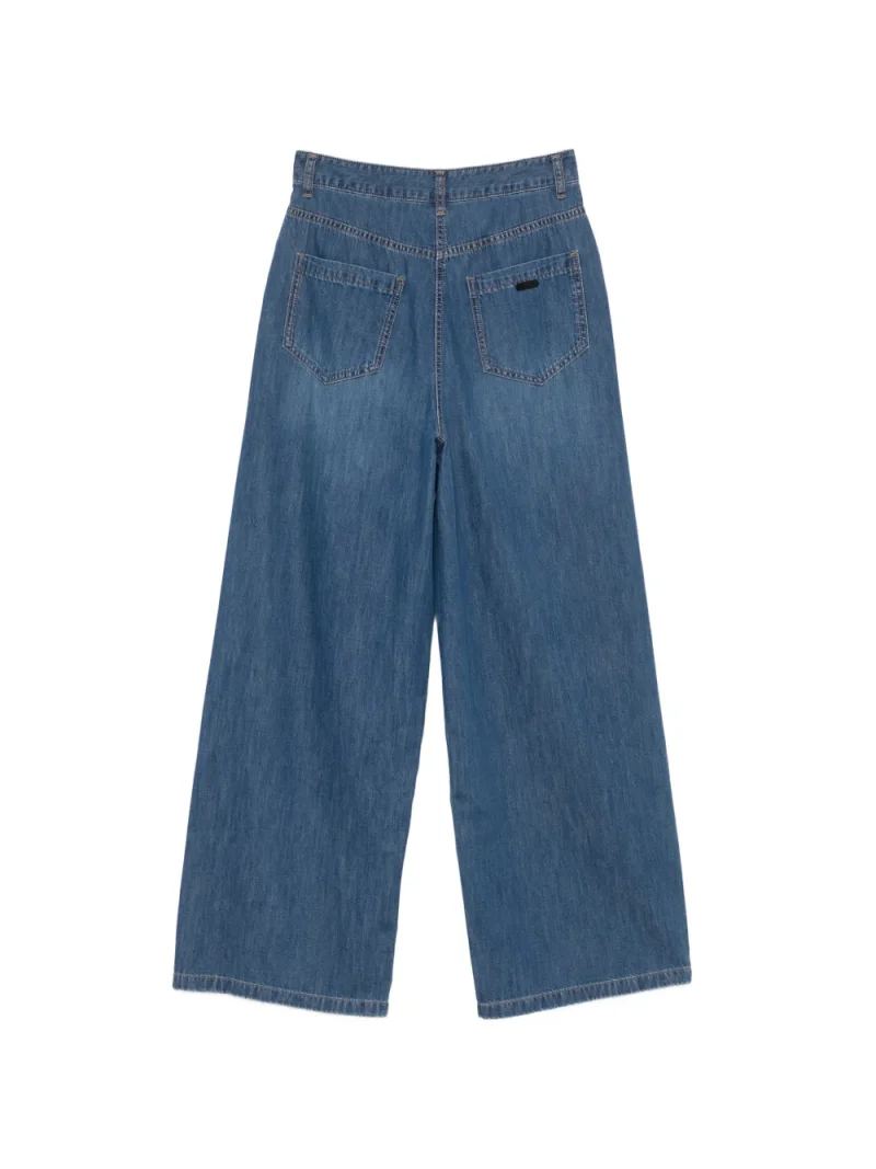 Alternative view of Pantaloni denim Juun.J Belt-loop Pocket albastru