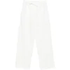 Pantaloni Juun.J Drawstring Pocket alb