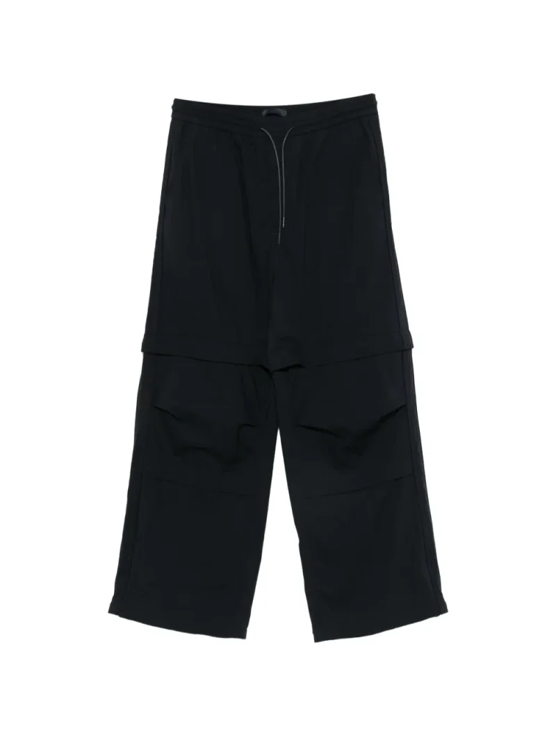 Pantaloni Juun.J Panelled Drawstring bleumarin