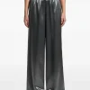 Pantaloni Peserico Fluid Satin gri