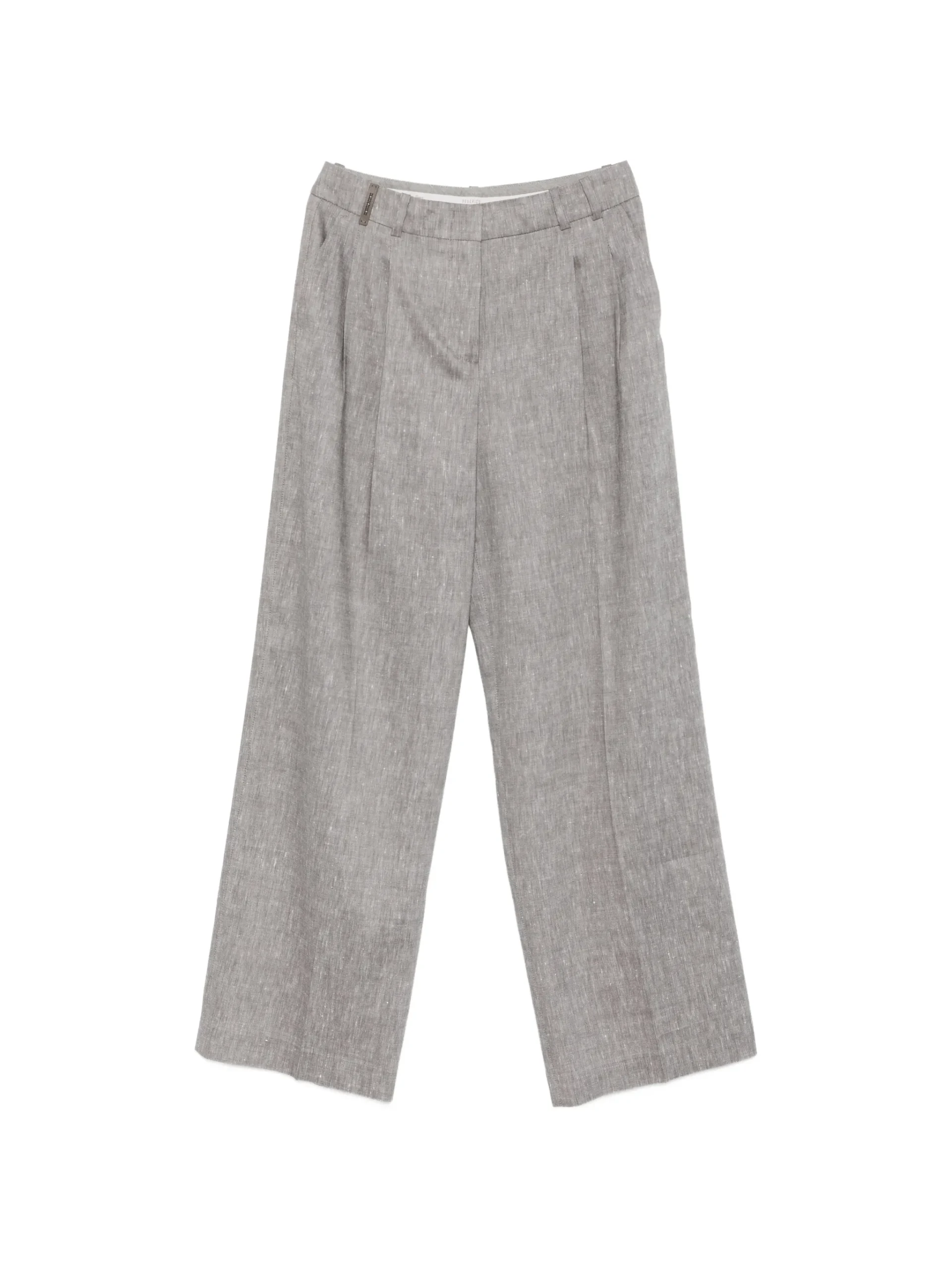 Pantaloni Peserico Pleated gri