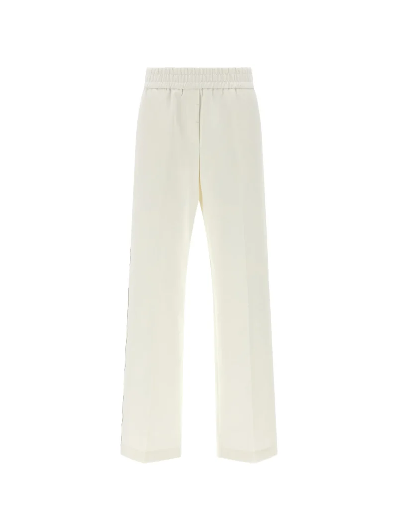 Pantaloni Peserico Punto Luce Side Metal Wide bej