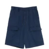 Pantaloni scurti Juun.J Drawstring bleumarin