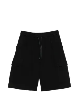 Pantaloni scurti Juun.J Drawstring Pocket negru