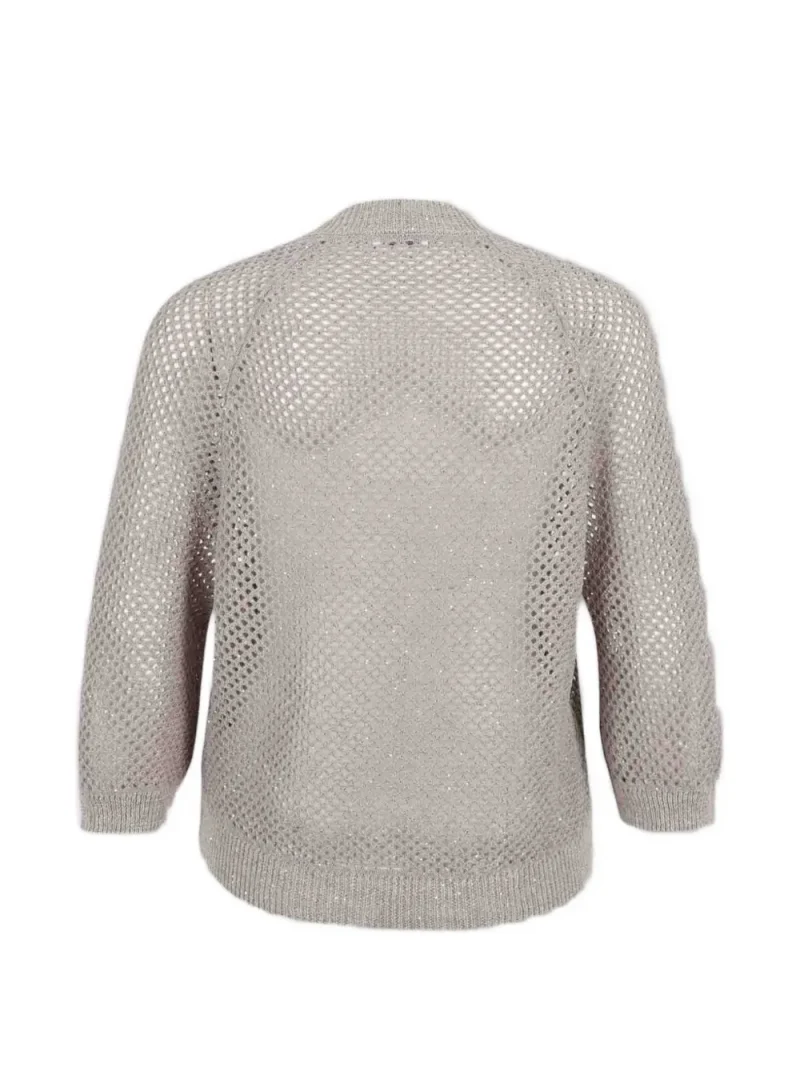 Alternative view of Pulover PESERICO Open-Knit gri