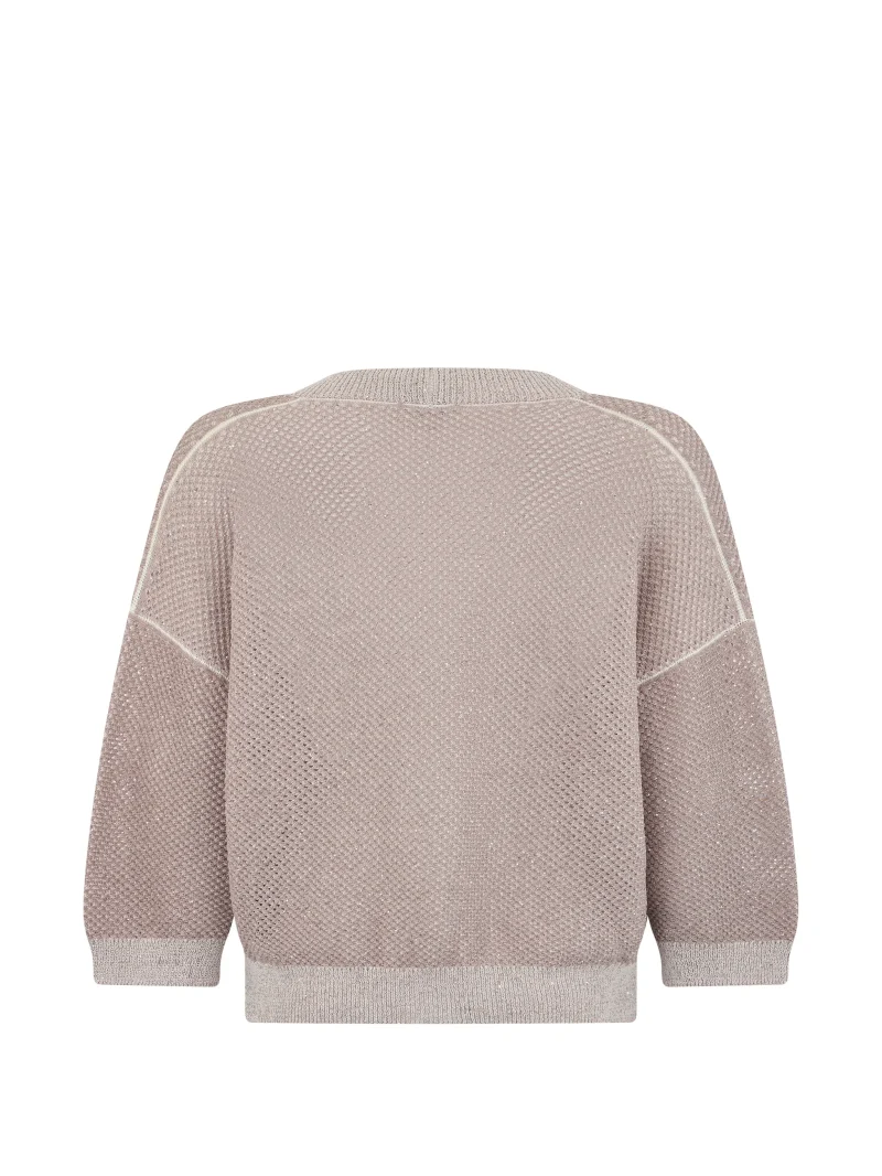 Alternative view of Pulover Peserico V-neck Buttoned bej