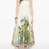 Rochie maxi ALEMAIS x Mokshini Toucan Tango ecru