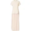Rochie midi Fabiana Filippi Pleated roz